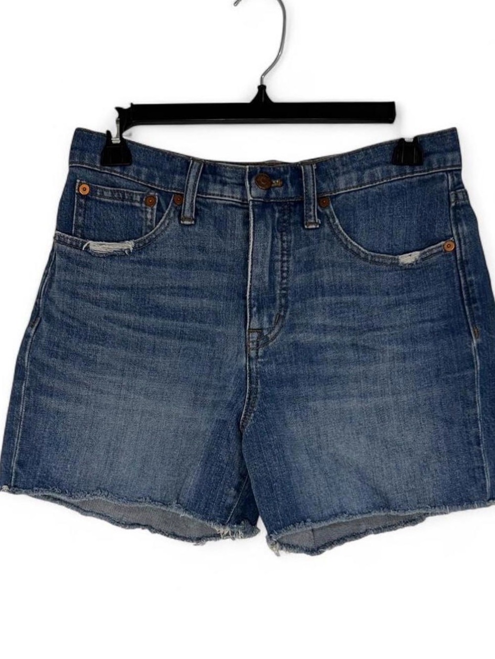 Madewell High-Waist Denim Shorts - Blue